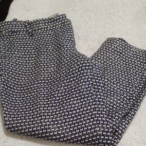 J. Crew Blue & White Checkered Pants